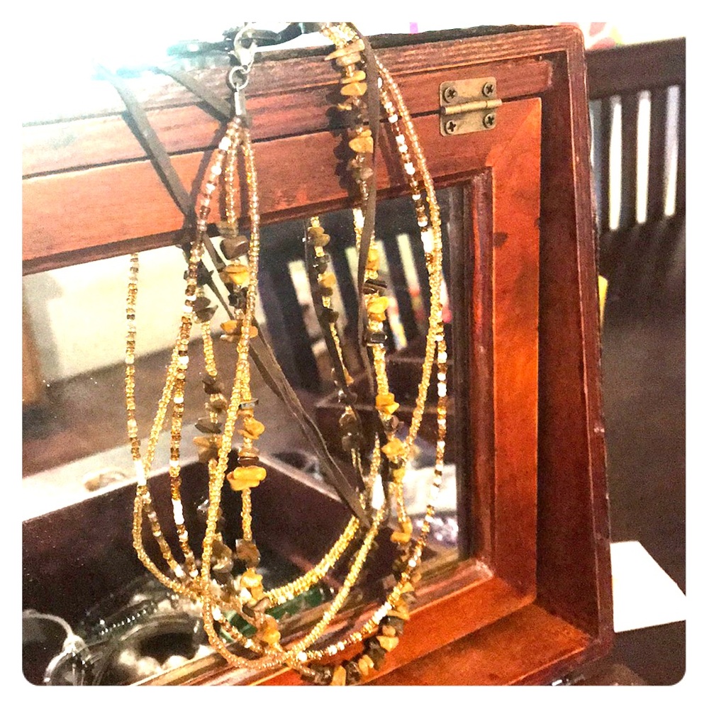 Hard Rock Cafe beaded neclace